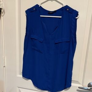 Apt. 9 Royal Blue Sleeveless Blouse